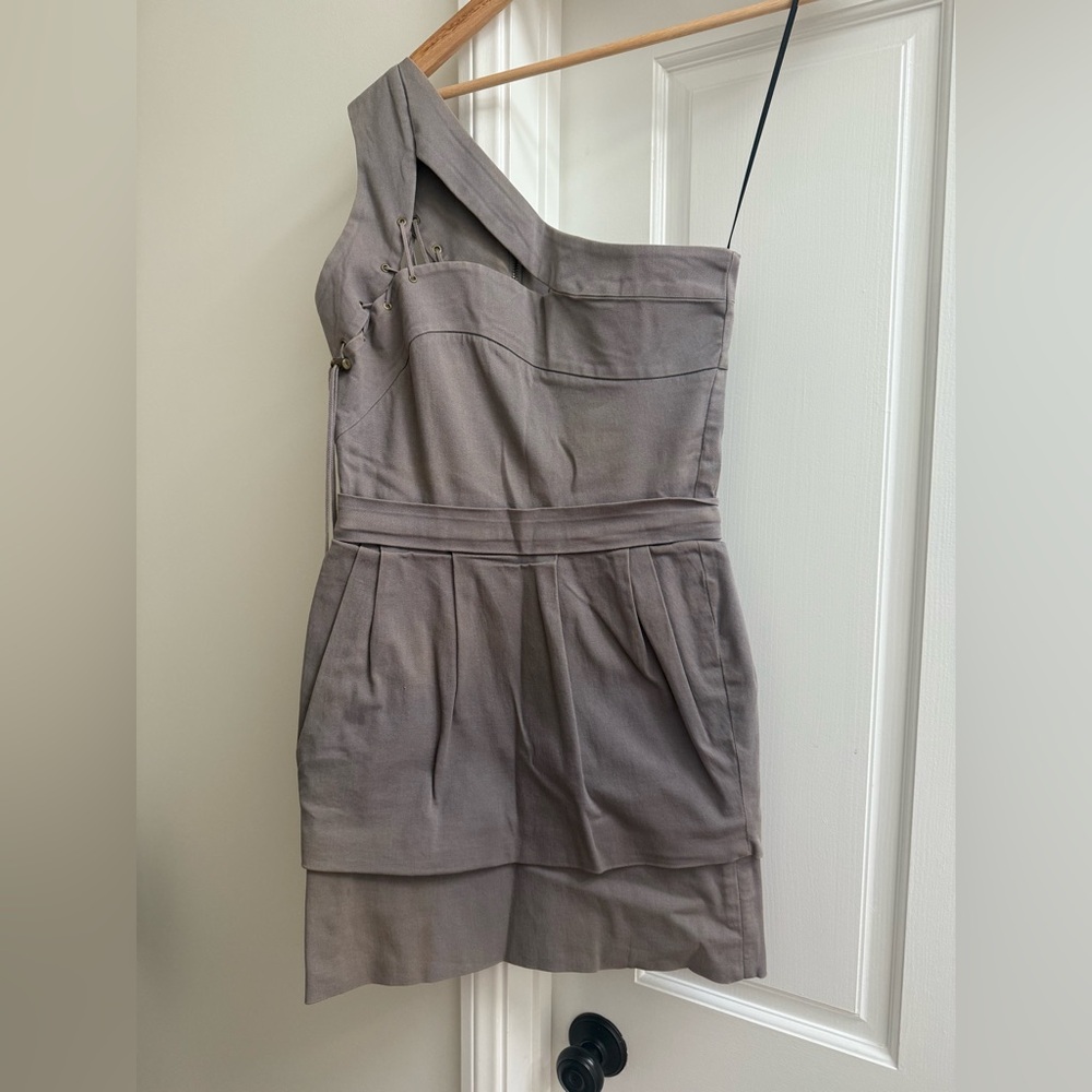 Preen One Shoulder Mini Dress